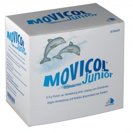 Изображение препарта из Германии: Мовикол юниор Movicol Junior 6,9 гр /30 пакетиков  